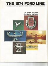 1974 Ford Sales Brochure with Torino, Mustang II, Maverick, Pinto, Thunderbird picture