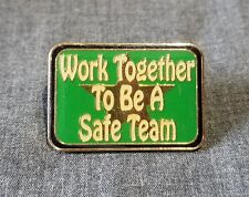 LMH PINBACK Pin WORK TOGETHER to be a SAFE Team Star HOME DEPOT Employee Program picture