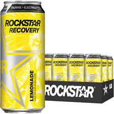 (12 Cans) Rockstar Recovery Energy Drink, Lemonade, 16 fl oz picture