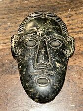 Old Nephirte Jade Stone Carved Sculpture Face picture