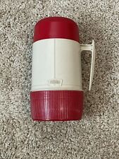 Vintage Thermos Vacuum Jar Model 6202 Red 1 Pint Wide Mouth Locking Made In USA picture