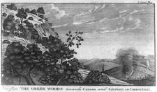 View from Green Woods toward Canaan & Salisbury,Connecticut,1789,Trenchard picture
