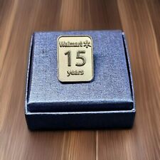 WALMART Associate 15 Years Of Service Lapel Pin Quality Metal Brand New Pin back picture