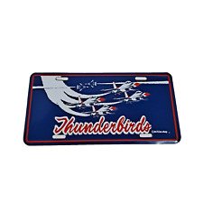 Thunderbirds Vintage License Plate Aluminum Collectable 83adea Shop picture