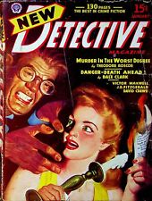New Detective Magazine Pulp Jan 1944 Vol. 4 #4 VG picture