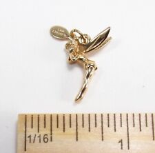 Pre-Owned Authentic Walt Disney 14K Gold 3D Tinker Bell Fairy Charm Pendant picture