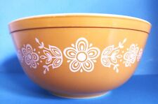 Vintage  Pyrex 403  Butterfly Gold  Floral Pattern  Mixing Bowl  2.5 Quarts picture