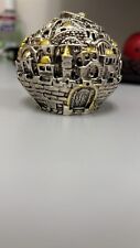 925 Silver Jerusalem City Panorama Paperweight picture
