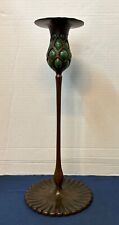 Tiffany Studios Bronze and Glass Candlestick picture