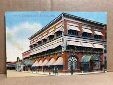 Carling's Cafe St Paul Minnesota c1913 Antique Postcard 279 picture