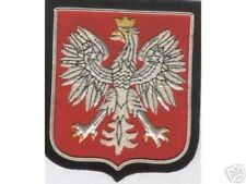 Medieval Royal Poland Polish Eagle War Shield Kingdom King Crest Patch Hussar EU picture
