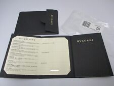BULGARI BVLGARI Jewelry Certificate of Authenticity & Care Manual *OUR LAST ONE* picture
