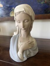 LLadro Madonna Bust Porcelain Figurine picture