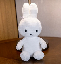 Miffy Rabbit Plush Doll Stuffed Toy White Ribbed Corduroy Character Generic 10