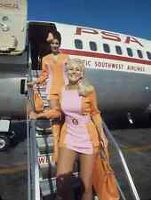 1960S PACIFIC SOUTHWEST AIRLINES Flight Attendants Picture Photo 4x6 picture