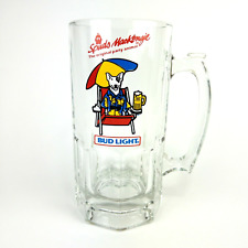 Bud Light Spuds Mackenzie Beer Mug Glass 32 oz. 1985 Vintage 8