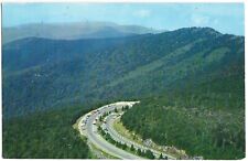 Postcard Air View Of The Clingmans Dome Parking Area Smoky Mountains Vintage picture