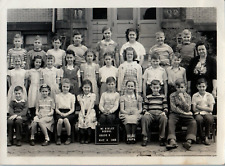 Vintage 1948 Photo McKinley Ohio Elementary School Classroom Grade 5 picture