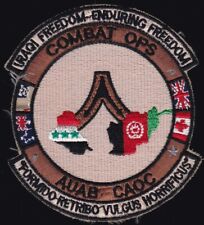 USAF Iraqi Freedom Combat Ops AUAB CAOC CENTAF Patch KP-7 picture