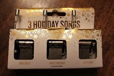 Original Crankshaft Music Boxes. 3 Holiday Songs. Kikkerland picture