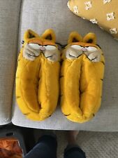 Garfield Plush Slippers By Commonwealth 1981 Size L 9-10 Adult picture