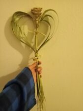 HOLY WEEK Palm Bud heart With Rose (limited quantity)  picture
