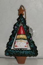 Jim Shore Heartwood Creek Gnome Rotating Hanging Ornament 4 3/4