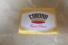 Vintage Corona Cerveza Banda Blanca Beer Label Corona Inc. San Juan, PR 7 oz picture