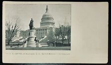 Postcard US Capitol Garfield Memorial Washington DC Private Mailing Card picture
