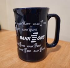 BANK 1 ONE  Coffee Mug  BANKING PROMOTIONAL  Bank One  Vintage picture