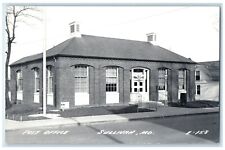 1949 Post Office Building Scene Street Sullivan Missouri MO RPPC Photo Postcard picture