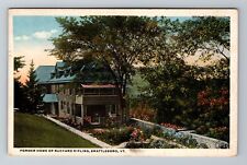 Brattleboro VT-Vermont, Former Home Of Rudyard Kipling, Vintage c1943 Postcard picture