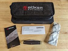 Boker Micarta Stockman Prime Knife 440c Steel and Brass bolsters Germany picture