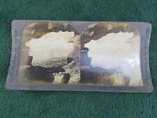 STEREOSCOPE CARD Pikes Pike From Peep Hole Garden of the gods Colorado 1908 picture