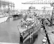 USS Mississippi BB-41 and USS Idaho BB-42 Norfolk Navy Yard Virginia 1933 Photo picture