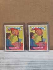Topps 1987 Garbage Pail Kids-459a and 459b - VomiTED/Juicy Jules - Checklists picture