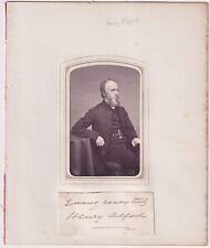 Original Cdv photo & autograph Henry Alford Scholar Poet Writer c 1860 picture