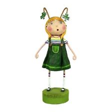 Lori Mitchell Lucky Charms Irish Girl St. Patrick's Day Figurine 12285 picture