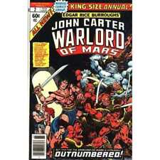 John Carter: Warlord of Mars (1977 series) Annual #2 in VF. Marvel comics [k@ picture