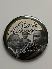 Black History, We Must Remember civil rights political cause pin picture