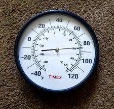 Vintage Working Plastic Timex Round Thermometer picture