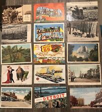 Lot Of 100 Cities Large Letter Comic Travel Views Mix Vintage Postcards Z picture