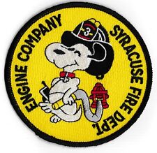 Syracuse Engine 3 Snoopy Circular NEW  Fire Patch  picture