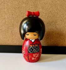 Small Handcrafted Wooden Kokeshi Doll picture