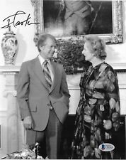 President Jimmy Carter Autographed 8x10 Margaret Thatcher Signed Beckett Coa  picture