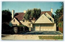 c1960's Home Of Barbara Stanwyck Los Angeles California CA Portrait Postcard picture