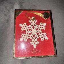Lenox 2003 Snow Fantasies Snowflake Ornament picture