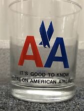 Vintage American Airlines Glass 10oz 