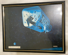 Rare Northrop NASA/MSC Apollo Experiment Pallet Study 1965 Print Framed Original picture