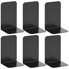 Bookend, Black Metal Book Ends, Book Ends for Shelves Heavy Duty Bookends, Bo... picture
